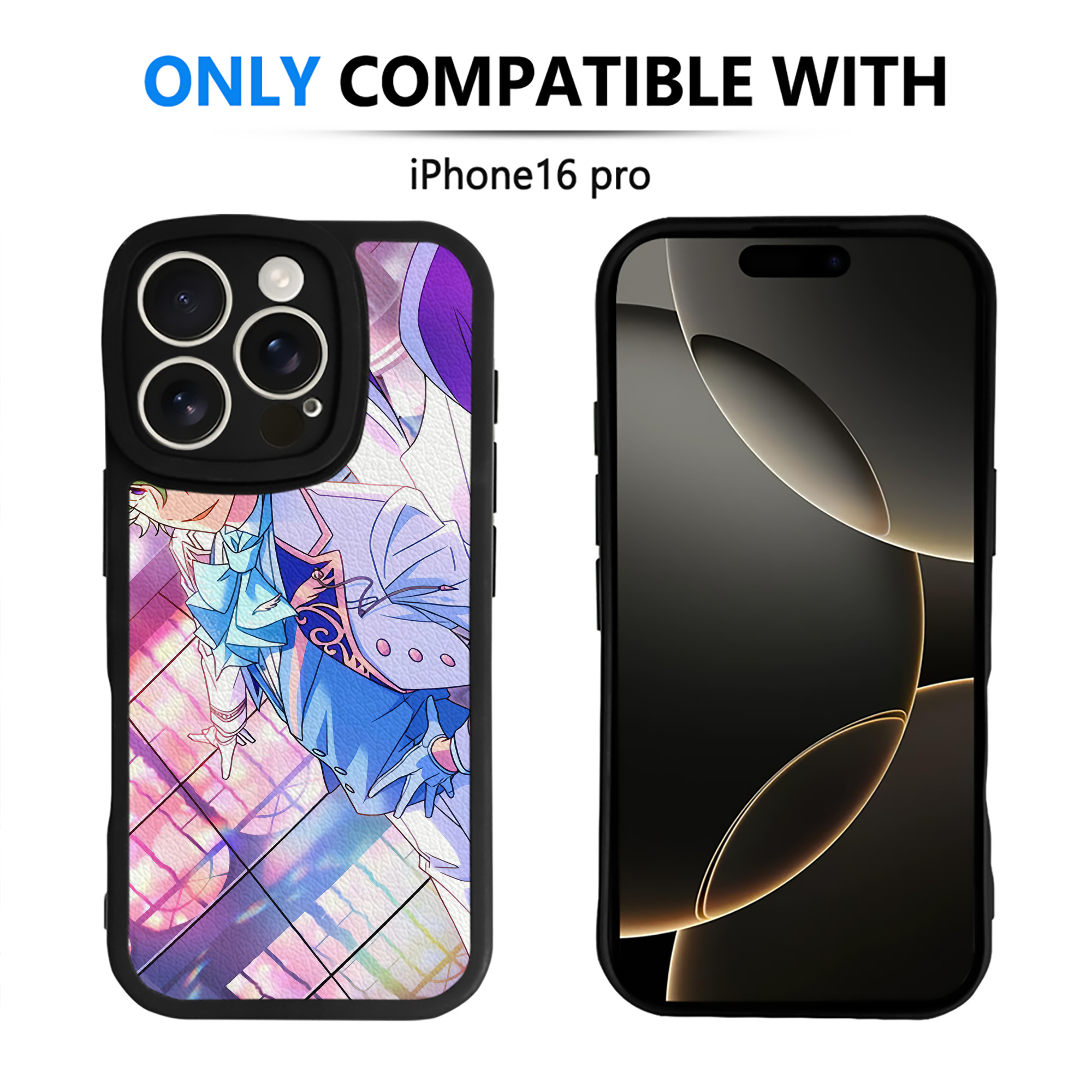 （画像用） あんさんぶるスターズ! Ensemble Stars 【iPhone 16シリーズ対応】シリコンスマホケース（レザー調） 材質：シリコン